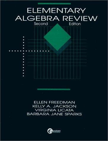 Tapa de Elementary Algebra Review