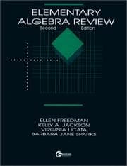 Tapa de Elementary Algebra Review