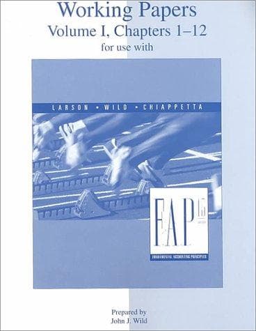 Tapa de Working Papers Volume 1