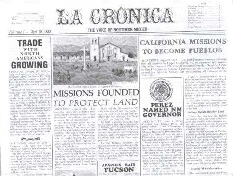 Tapa de La Cronica