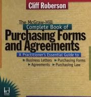 Tapa de The McGraw-Hill complete book of purchasing forms and agreements