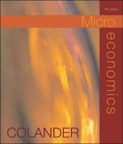 Tapa de Microeconomics