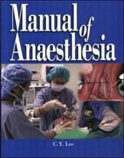 Tapa de Manual of Anaesthesia