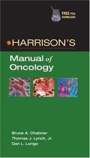 Tapa de Harrison's manual of oncology