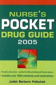 Tapa de Nurse's Pocket Drug Guide 2005