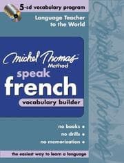 Tapa de Michel Thomas Speak French Vocabulary Builder