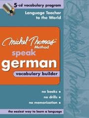 Tapa de Michel Thomas German Vocabulary Builder