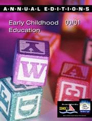 Tapa de Early Childhood Education 2000-2001