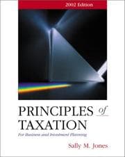 Tapa de Principles of Taxation for Business Investment Planning