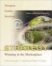 Tapa de Strategy : Winning in the Marketplace