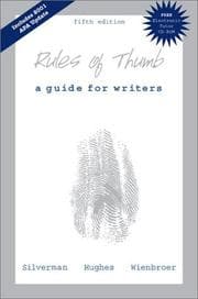Tapa de Electronic Tutor with APA update for use with Rules of Thumb