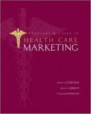 Tapa de Problems and cases in health care marketing