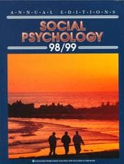 Tapa de Social Psychology, 98-99