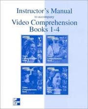 Tapa de Connect with English Instructor's Manual to Accompany Video Comprehension Books 1 - 4