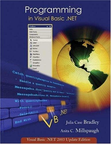 Tapa de Programming in Visual Basic .Net