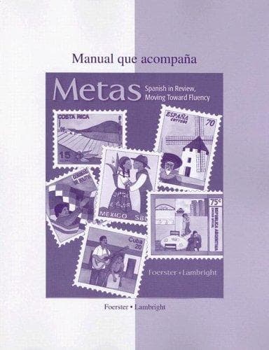 Tapa de Metas Workbook/Laboratory Manual