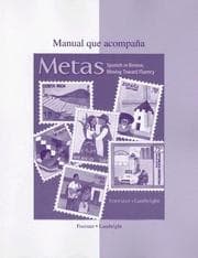 Tapa de Metas Workbook/Laboratory Manual