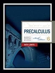 Tapa de Precalculus with Limits