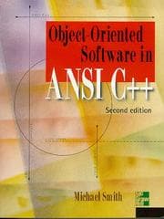 Tapa de Object-oriented software in ANSI C++
