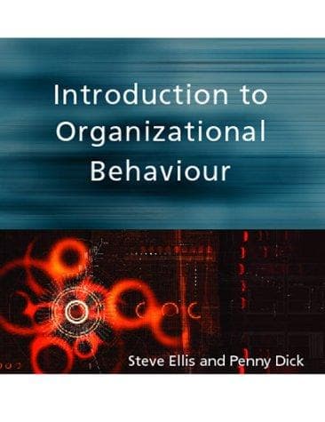 Tapa de Introduction to Organizational Behaviour