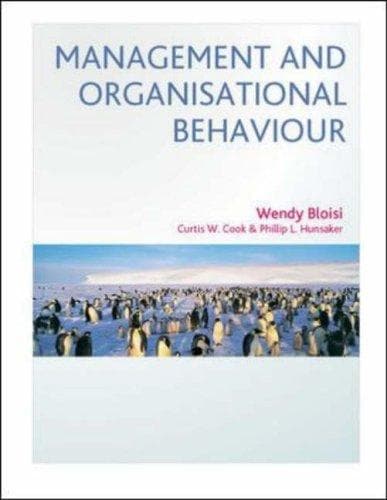 Tapa de Management and Organisational Behaviour