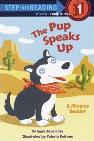Tapa de The Pup Speaks Up (Step into Reading)