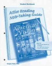 Tapa de The American Vision, Modern Times, Active Reading and Note-Taking Guide
