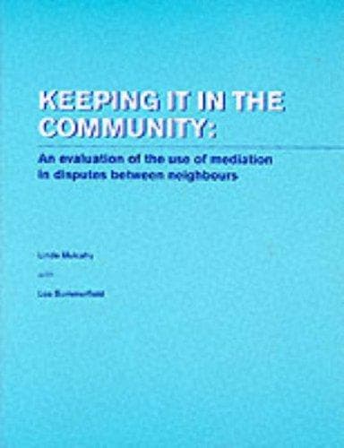 Tapa de Keeping It in the Community