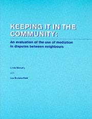 Tapa de Keeping It in the Community