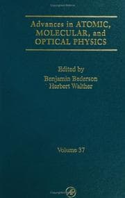 Tapa de Advances in atomic, molecular, and optical physics