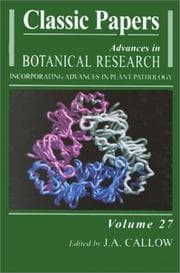 Tapa de Classic Papers, Volume 27 (ADVANCES IN BOTANICAL RESEARCH)