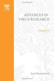 Tapa de Advances in Virus Research