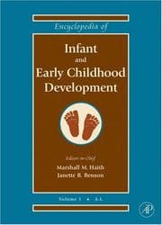Tapa de Encyclopedia of infant and early childhood development