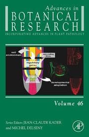 Tapa de Advances in botanical research