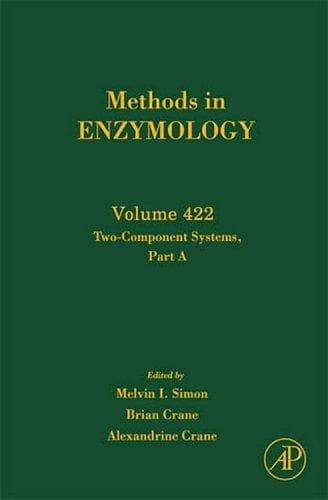 Tapa de Two-Component Signaling Systems, Part A, Volume 422 (Methods in Enzymology) (Methods in Enzymology)