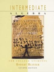 Tapa de Intermediate Algebra for College Students/Internet Guide 98