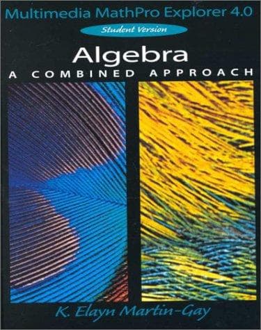 Tapa de Algebra a Combined Approach