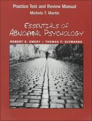 Tapa de Essentials of Abnormal Psychology
