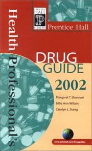 Tapa de Health professionals drug guide 2002
