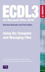 Tapa de Using the computer & managing files