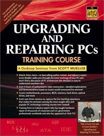 Tapa de Upgrading and Repairing PCs Training Course