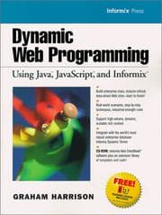 Tapa de Dynamic Web Programming Using Java, JavaScript, and Informix