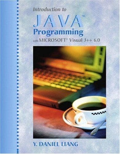 Tapa de Introduction to Java Programming with Microsoft Visual J++ 6.0