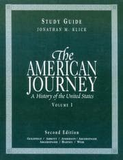 Tapa de American Journey Volume 1 Study Guide