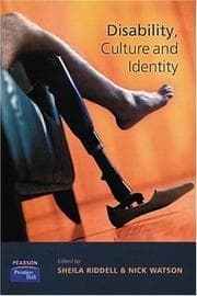 Tapa de DISABILITY, CULTURE AND IDENTITY; ED. BY SHEILA RIDDELL