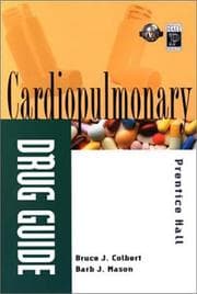 Tapa de Prentice Hall's cardiopulmonary drug guide