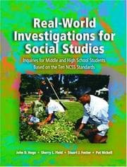 Tapa de Real world investigations for social studies