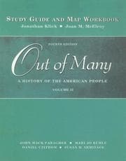 Tapa de Out of Many, Volume 2 : A History of the American People