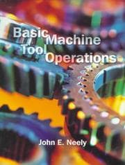 Tapa de Basic Machine Tool Operations