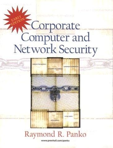 Tapa de Early Edition Corporate Computer and Network Security